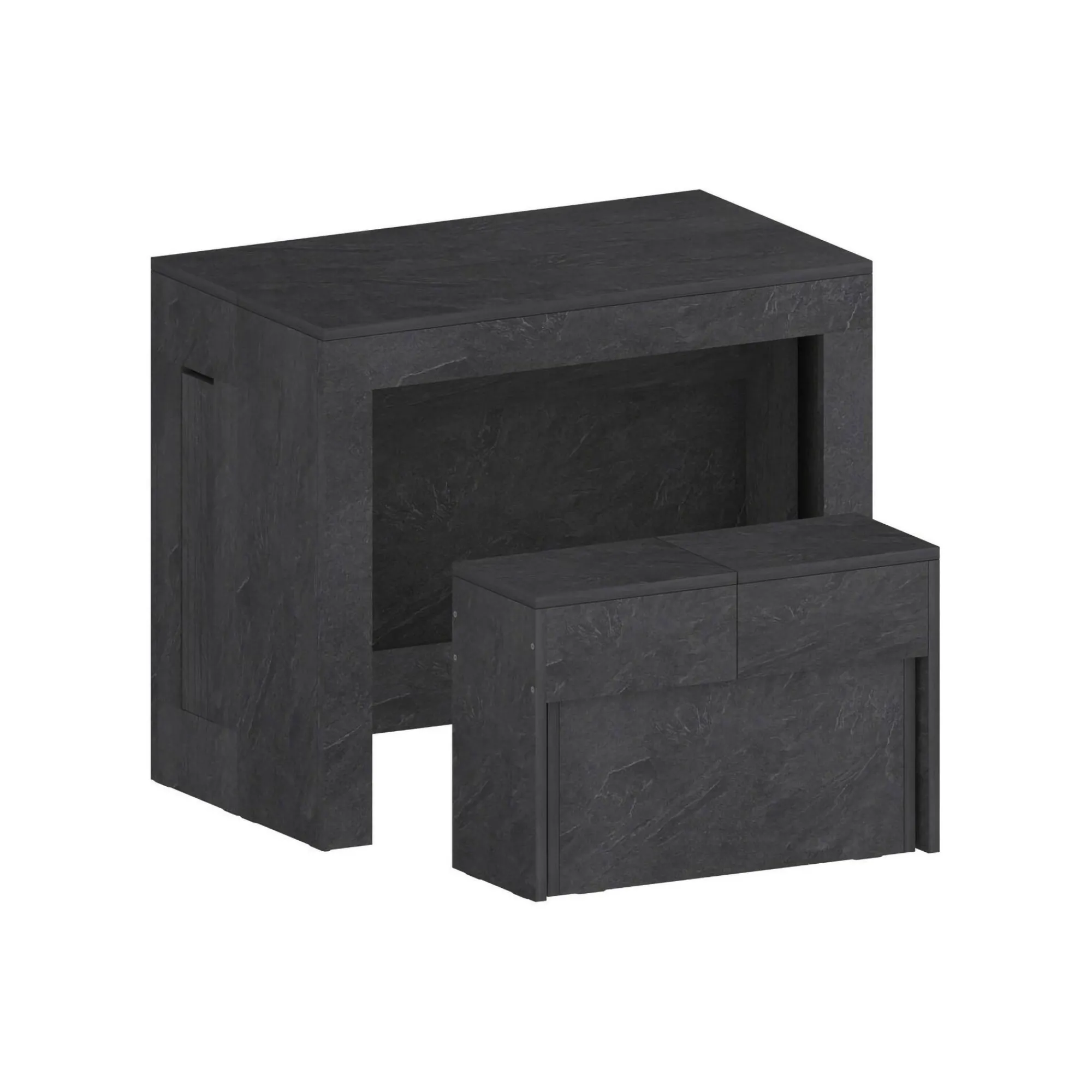 Set tavolo e sedie Dardizzon, 66x25h45 cm,<Dmora Discount