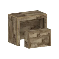 Set tavolo e sedie Dardizzon, 66x25h45 cm,<Dmora Discount