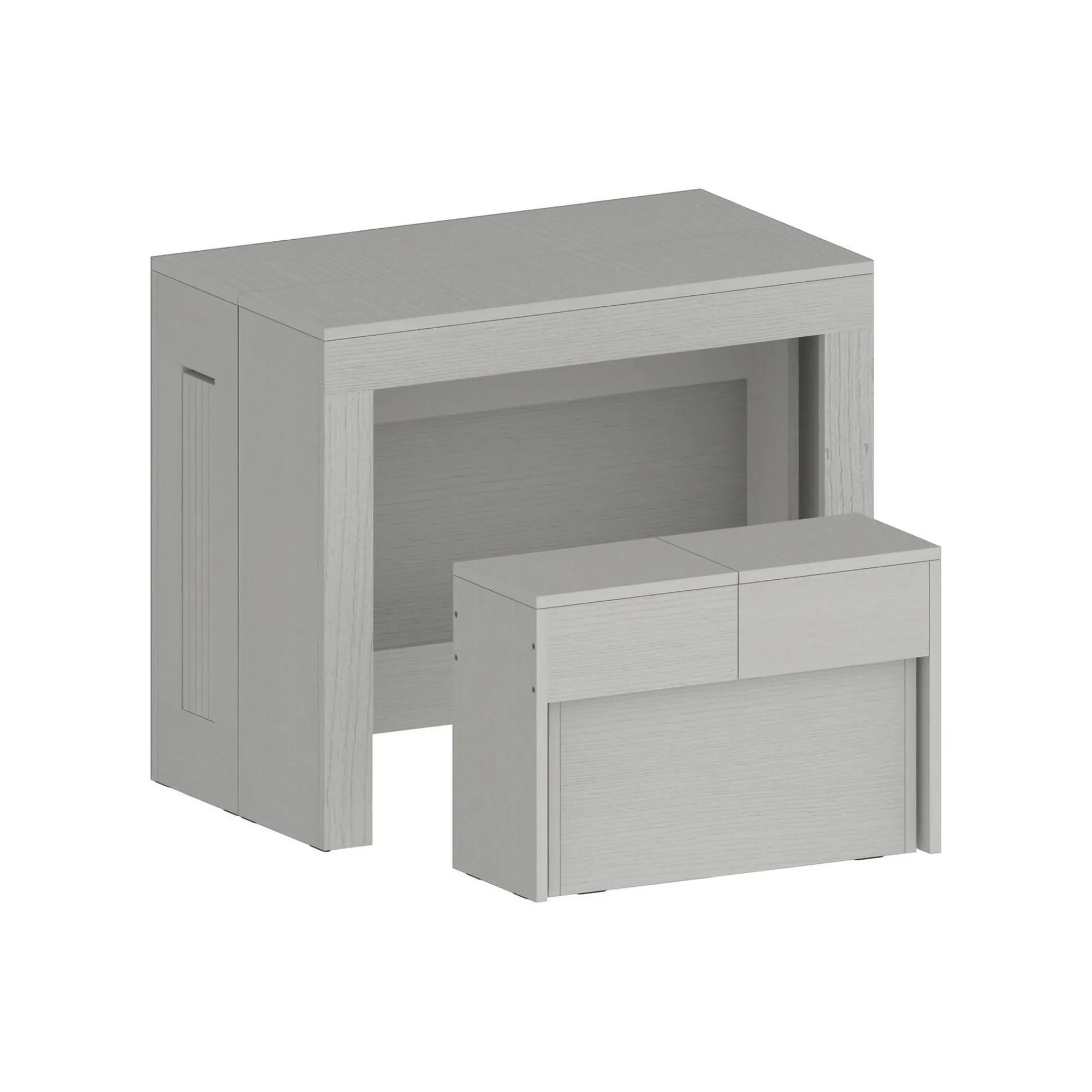 Set tavolo e sedie Dardizzon, 66x25h45 cm,<Dmora Cheap