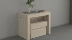 Set tavolo e sedie Dardizzon, 66x25h45 cm,<Dmora New