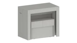 Set tavolo e sedie Dardizzon, 66x25h45 cm,<Dmora Cheap