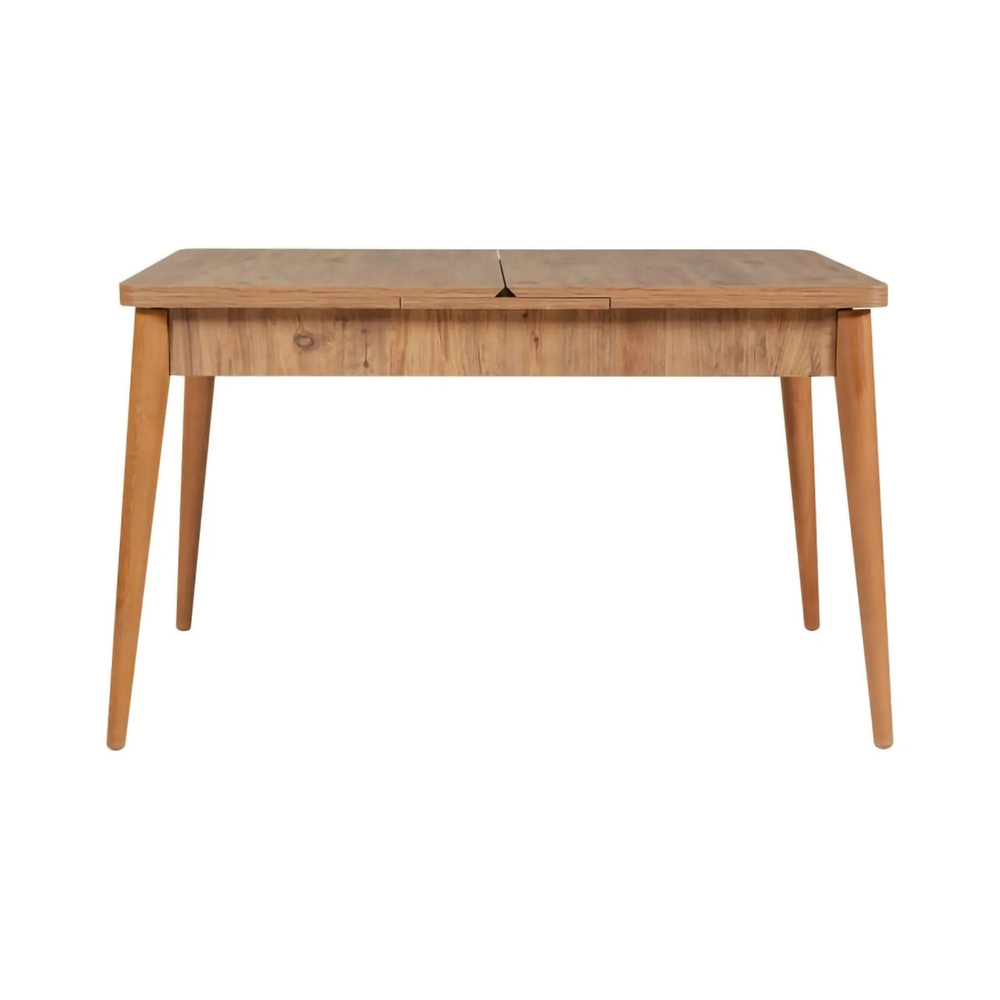 Set tavolo e sedie Dquagliat, Quercia e Cemento<Dmora Sale