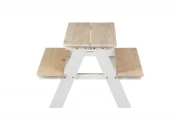 Set tavolo e sedie Norden, Set per la sala da pranzo, Composizione tavolo e sedie, Kit salotto salvaspazio, 90x50 h82 cm,<Dmora Flash Sale