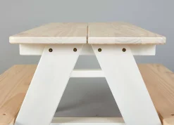 Set tavolo e sedie Norden, Set per la sala da pranzo, Composizione tavolo e sedie, Kit salotto salvaspazio, 90x50 h82 cm,<Dmora Online