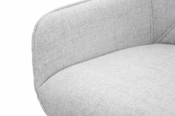 Sgabello Moore, 55x55 h109 cm, Nero e Grigio<Dmora Store