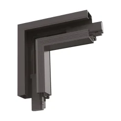Sistema luce binario ARCA CORNER RECESSED RIGHT LEFT+CONNECTOR BK, 23 x 23 x h9 cm,<Dmora Outlet