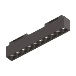 Sistema luce binario ARCA ACCENT 15W 3000K BK, 31 x 4 x h7 cm,<Dmora New
