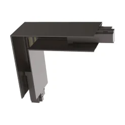 Sistema luce binario ARCA CORNER SURFACE RIGHT LEFT+CONNECTOR BK, 23 x 23 x h4 cm,<Dmora Flash Sale