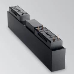 Sistema luce binario ARCA WIDE 25W 3000K BK, 61 x 4 x h7 cm,<Dmora Hot