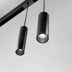 Sistema luce binario ARCA PENDANT 21W 4000K BK, 11 x 7 x h61 cm,<Dmora Flash Sale