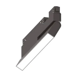 Sistema luce binario EGO FLEXIBLE WIDE 07W 3000K ON-OFF BK, 28 x 2 x h9 cm,<Dmora Best