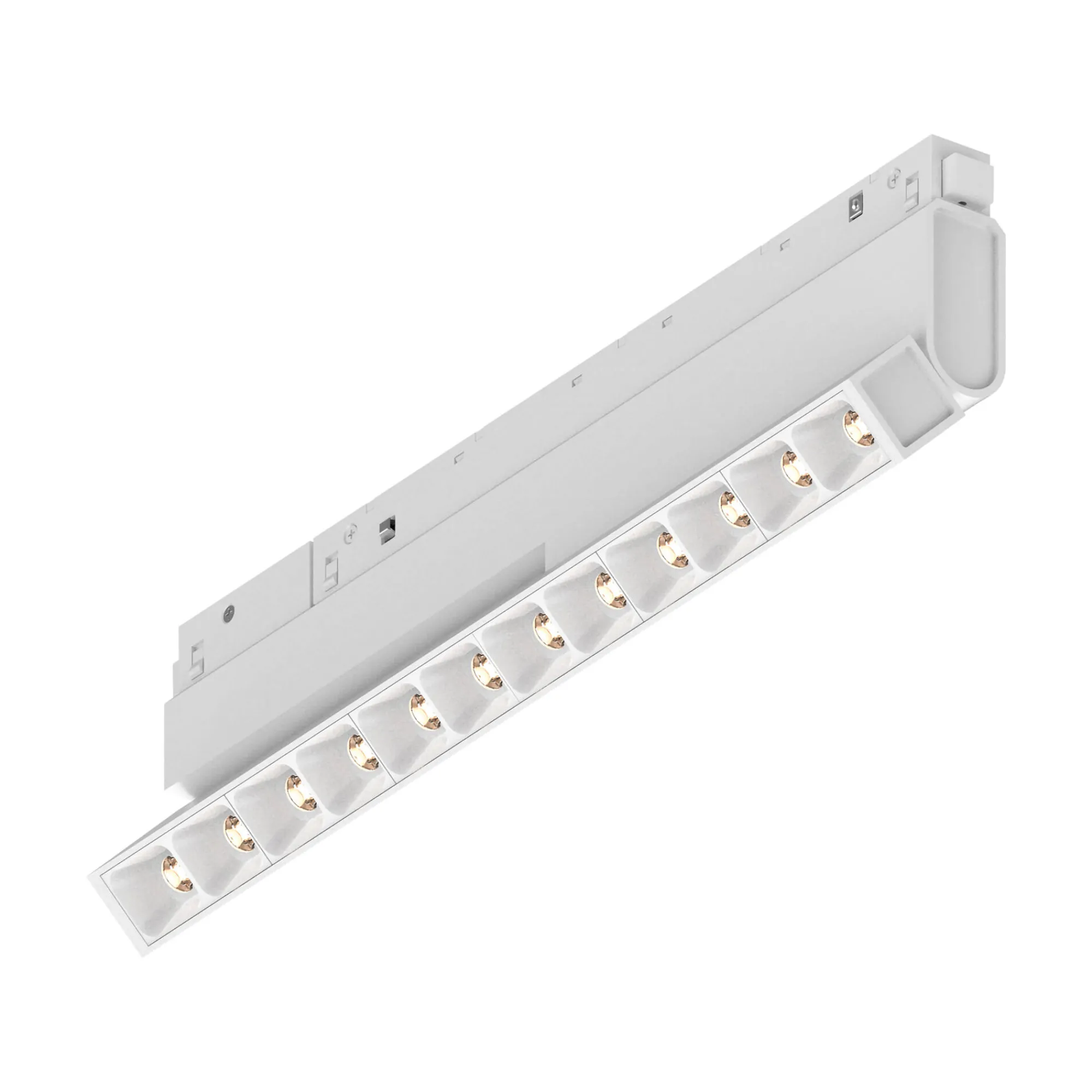 Sistema luce binario EGO FLEXIBLE ACCENT 13W 3000K ON-OFF WH, 28 x 2 x h9 cm,<Dmora Cheap