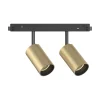 Sistema luce binario EGO TRACK DOUBLE 16W 3000K ON-OFF GD, 19 x 4 x h13 cm,<Dmora Fashion