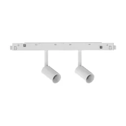 Sistema luce binario EGO TRACK DOUBLE 05W 3000K DALI WH, 19 x 3 x h10 cm,<Dmora Best Sale