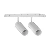 Sistema luce binario EGO TRACK DOUBLE 24W 3000K ON-OFF WH, 19 x 4 x h16 cm,<Dmora Online