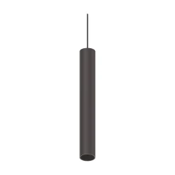 Sistema luce binario EGO PENDANT TUBE 12W 4000K DALI BK, 19 x 4 x h55 cm,<Dmora Shop