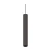 Sistema luce binario EGO PENDANT TUBE 12W 3000K ON-OFF BK, 19 x 4 x h55 cm,<Dmora New