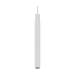 Sistema luce binario EGO PENDANT TUBE 12W 3000K DALI WH, 19 x 4 x h55 cm,<Dmora Clearance