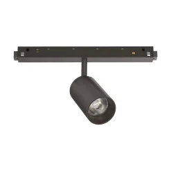 Sistema luce binario EGO TRACK SINGLE 08W 3000K ON-OFF BK, 19 x 4 x h13 cm,<Dmora Online