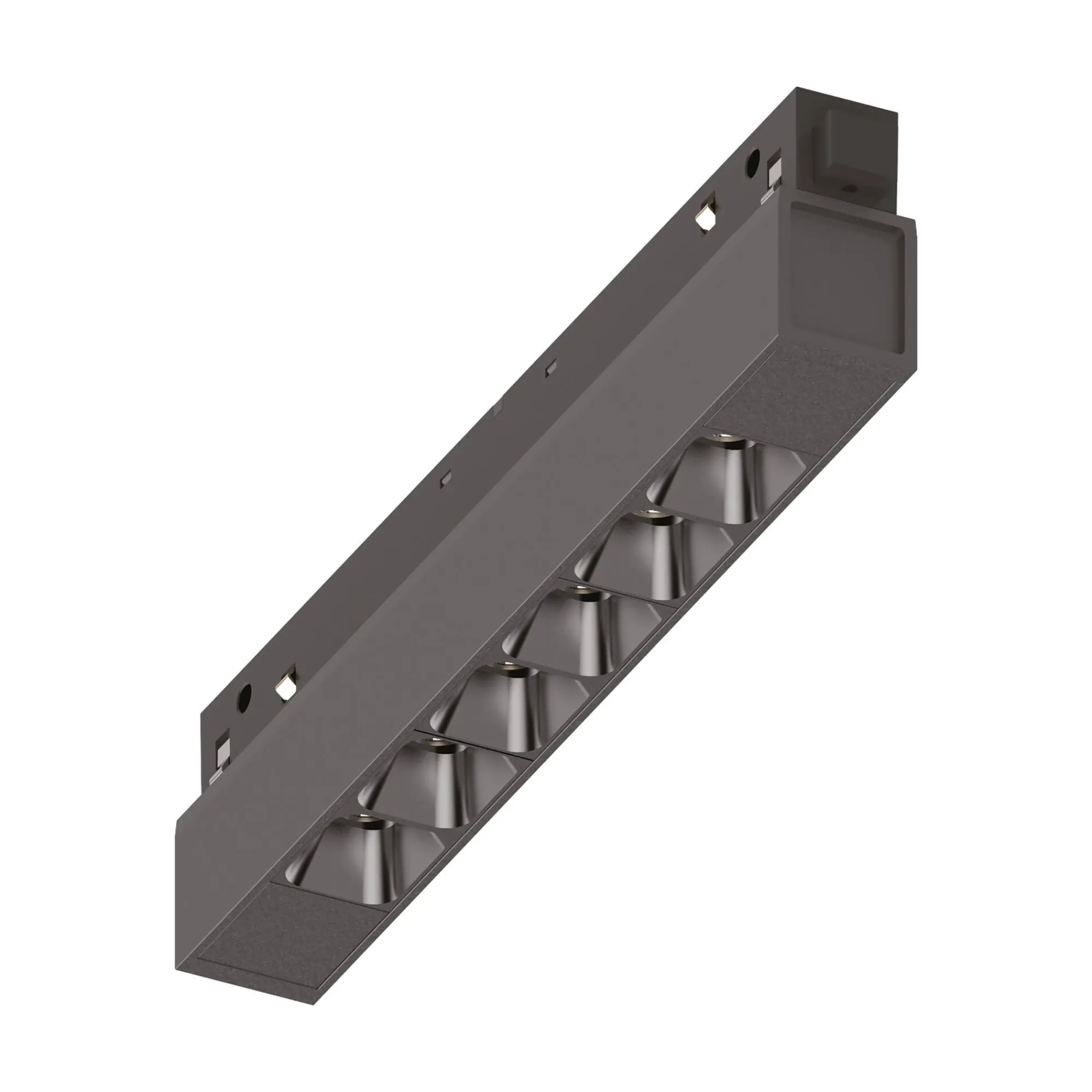 Sistema luce binario EGO ACCENT 07W 3000K ON-OFF BK, 19 x 2 x h4 cm,<Dmora Discount
