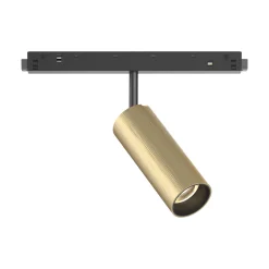 Sistema luce binario EGO TRACK SINGLE 12W 3000K ON-OFF GD, 19 x 4 x h16 cm,<Dmora Fashion