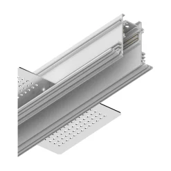 Sistema luce binario EGO PROFILE RECESSED 2000 mm WH, 200 x 6 x h5 cm,<Dmora Outlet