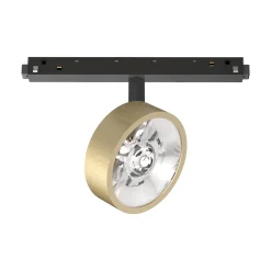 Sistema luce binario EGO TRACK FLAT SINGLE 09W 3000K 1-10V GD, 19 x 5 x h14 cm,<Dmora Fashion