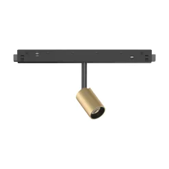 Sistema luce binario EGO TRACK SINGLE 03W 3000K ON-OFF GD, 19 x 3 x h10 cm,<Dmora Store