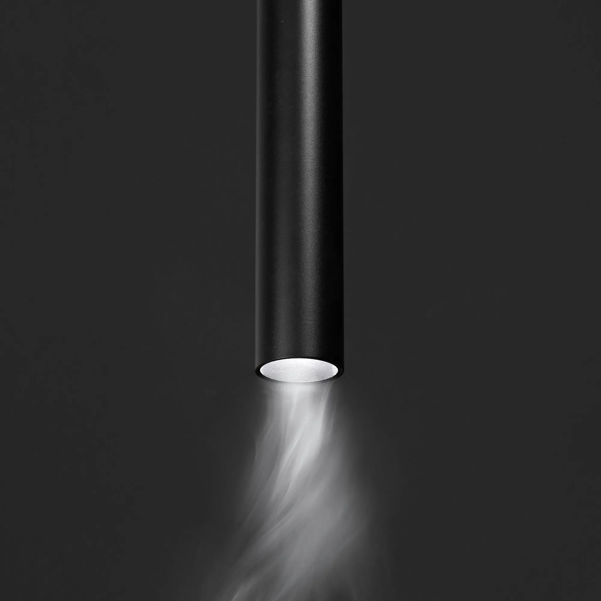 Sistema luce binario EGO PENDANT TUBE 12W 3000K ON-OFF BK, 19 x 4 x h55 cm,<Dmora New