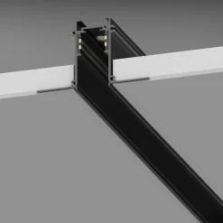 Sistema luce binario EGO PROFILE RECESSED EASY 1000 mm BK, 100 x 8 x h5 cm,<Dmora New