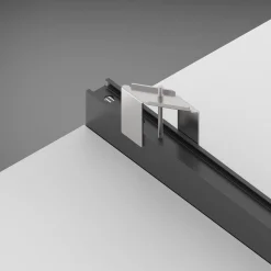 Sistema luce binario EGO PROFILE RECESSED TRIM 1000 mm BK, 100 x 4 x h5 cm,<Dmora Shop