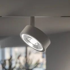 Sistema luce binario EGO TRACK FLAT SINGLE 09W 3000K ON-OFF WH, 19 x 5 x h14 cm,<Dmora Store