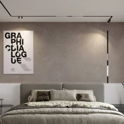 Sistema luce binario EGO PROFILE RECESSED 1000 mm BK, 100 x 6 x h5 cm,<Dmora Cheap