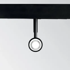 Sistema luce binario EGO TRACK SINGLE 03W 3000K ON-OFF BK, 19 x 3 x h10 cm,<Dmora Shop