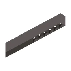 Sistema luce binario FLUO ACCENT 1200 4000K BK, 121 x 5 x h8 cm,<Dmora Online