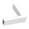 Sistema luce binario FLUO CORNER 4000K WH, 15 x 15 x h8 cm,<Dmora Hot