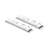 Sistema luce binario FLUO BI-EMISSION 1200 KIT DRIVERS DALI/PUSH, 28 x 2 x h3 cm,<Dmora New