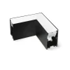Sistema luce binario FLUO CORNER 4000K BK, 15 x 15 x h8 cm,<Dmora Discount