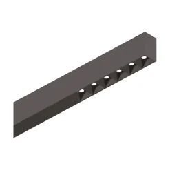 Sistema luce binario FLUO ACCENT 1200 3000K BK, 121 x 5 x h8 cm,<Dmora Cheap