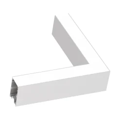 Sistema luce binario FLUO CORNER 3000K WH, 15 x 15 x h8 cm,<Dmora Clearance