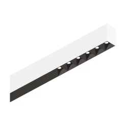 Sistema luce binario FLUO ACCENT 1200 3000K WH, 121 x 5 x h8 cm,<Dmora Cheap