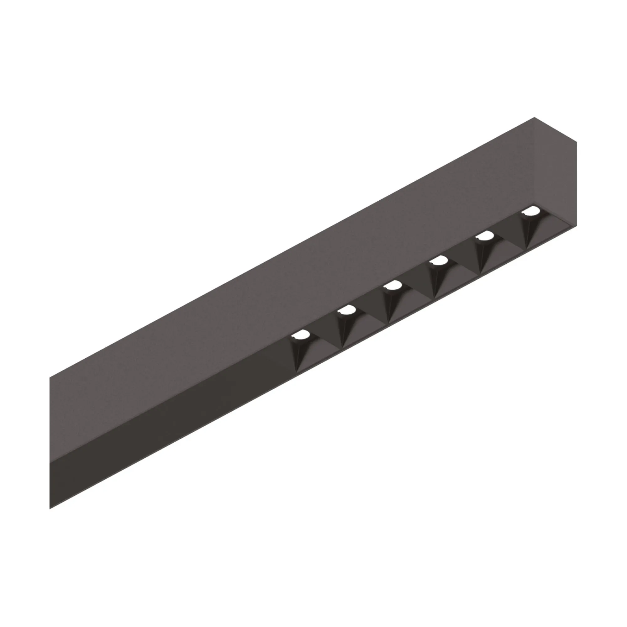 Sistema luce binario FLUO ACCENT 1200 4000K BK, 121 x 5 x h8 cm,<Dmora Online