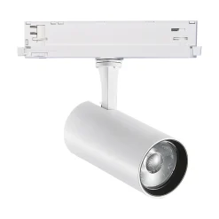 Sistema luce binario FOX 25W CRI90 3000K 1-10V WH, 27 x 8 x h23 cm,<Dmora Clearance