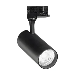 Sistema luce binario FOX 25W CRI90 4000K ON-OFF BK, 8 x 7 x h21 cm,<Dmora Store