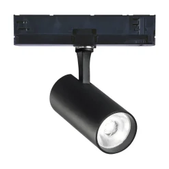 Sistema luce binario FOX 15W CRI90 3000K 1-10V BK, 27 x 7 x h20 cm,<Dmora Outlet