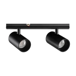 Sistema luce binario STICK TRACK DOUBLE 10W, 15 x 3 x h7 cm,<Dmora New
