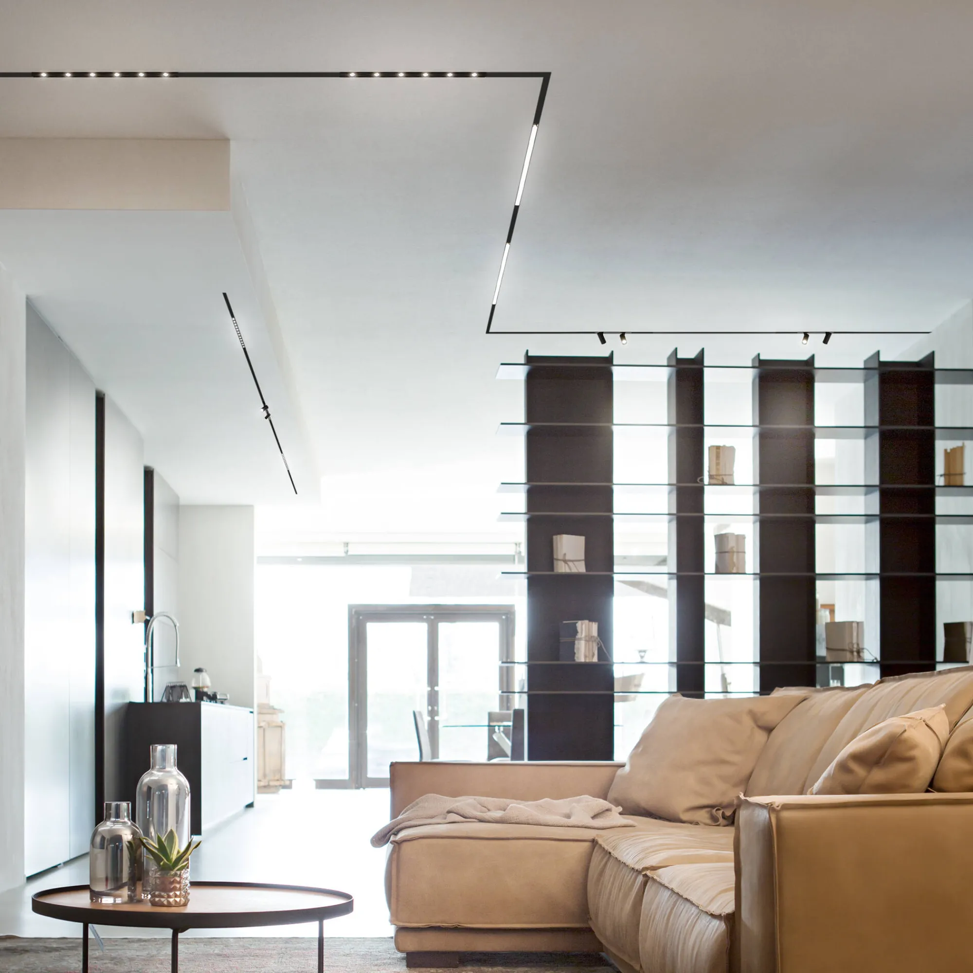 Sistema luce binario STICK PROFILE RECESSED 1000 mm , 100 x 5 x h1 cm,<Dmora Store