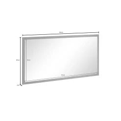 Specchio Adelchi, cm 120x2h60,<Dmora Online