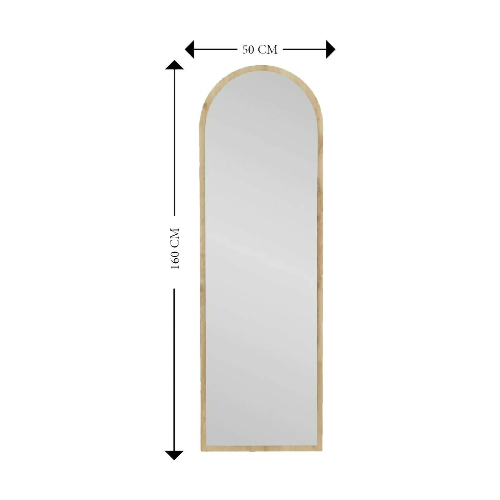 Specchio Artus, 50x2h160 cm,<Dmora Clearance