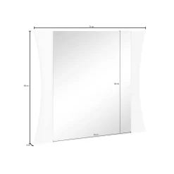 Specchio Ddoi, cm 71x2h60,<Dmora Fashion